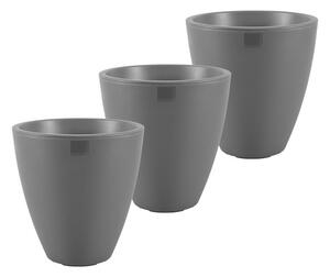 PARKSIDE® Sada váz na rostliny PreZero, 40 cm, 3dílná, šedá (800006363)