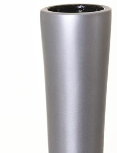 Váza CHANTAL, sklolaminát, výška 120 cm, černo-stříbrná