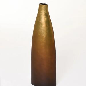 Váza ACCENT, sklolaminát, výška 67 cm, hnědo-zlatá
