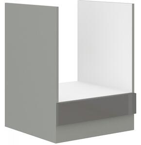 Sporáková skříňka ULLERIKE - šířka 60 cm, šedá