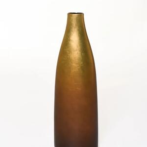 Váza ACCENT, sklolaminát, výška 56 cm, hnědo-zlatá