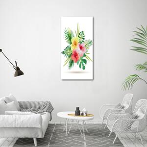Vertikální Foto obraz skleněný svislý Havajské květiny osv-85139888