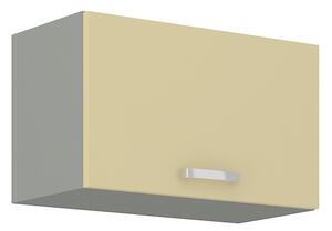 Digestořová skříňka ULLERIKE - šířka 60 cm, krémová / šedá