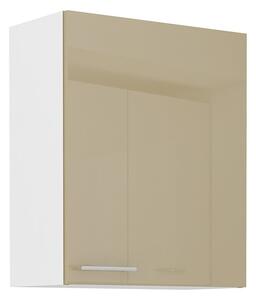 Horní kuchyňská skříňka LAJLA - šířka 60 cm, cappucino / bílá