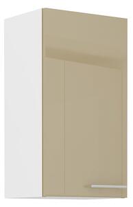 Horní kuchyňská skříňka LAJLA - šířka 40 cm, cappucino / bílá