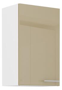 Horní kuchyňská skříňka LAJLA - šířka 45 cm, cappucino / bílá