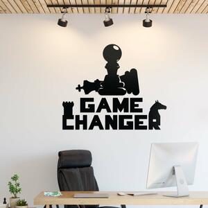 DUBLEZ | Dřevěná samolepka - Game Changer a šachy