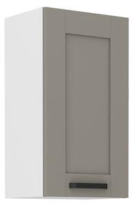 Horní kuchyňská skříňka LAILI - šířka 40 cm, světle šedá / bílá