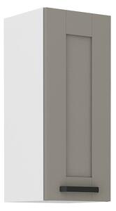Horní kuchyňská skříňka LAILI - šířka 30 cm, světle šedá / bílá