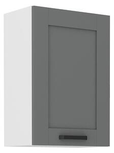 Horní kuchyňská skříňka LAILI - šířka 50 cm, šedá / bílá