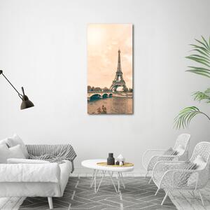 Vertikální Foto obraz na plátně Eiffelová věž Paříž ocv-85485728
