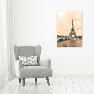 Vertikální Fotoobraz na skle Eiffelová věž Paříž osv-85485728