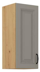 Horní kuchyňská skříňka SOPHIA - šířka 30 cm, světle šedá / dub artisan