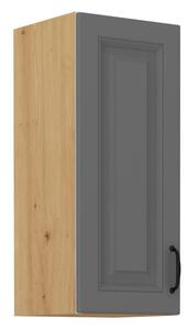 Horní kuchyňská skříňka SOPHIA - šířka 30 cm, šedá / dub artisan