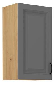 Horní kuchyňská skříňka SOPHIA - šířka 40 cm, šedá / dub artisan