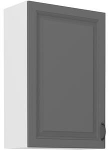 Vysoká horní skříňka SOPHIA - šířka 60 cm, šedá / bílá