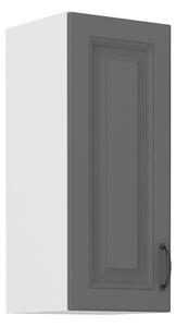 Horní kuchyňská skříňka SOPHIA - šířka 30 cm, šedá / bílá