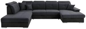 SEDACÍ SOUPRAVA, textil, tmavě šedá Cantus - Sedací soupravy