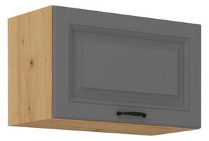 Digestořová skříňka SOPHIA - šířka 60 cm, šedá / dub artisan