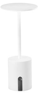 FAN LED-LIBERTY-BCO Nabíjecí venkovní svítidlo LIBERTY LED TOUCH DIMM bílá 3000K IP44 baterie 4000 mAh bezdrátové + USB nabíjení - FANEUROPE