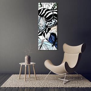 Vertikální Moderní skleněný obraz z fotografie Motýli osv-85755564