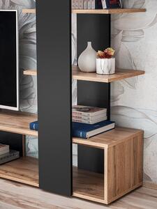 Obývací nábytek BINKA - dub wotan / černá