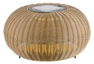 LA 1008389 ADEGAN venkovní stojací lampa, plochá, solární, 2200 K, IP65, hnědá - BIG WHITE (SLV)