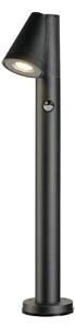 LA 1008014 T-TUBE 70 POLE venkovní volně stojící svítidlo, GU10, jednoduché, senzorové, IP44, max. 10 W, černé - BIG WHITE (SLV)