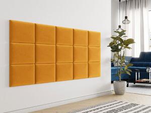 Čalouněný nástěnný panel 40x30 PAG - žlutý