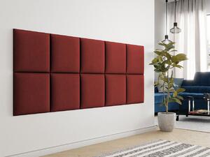 Čalouněný nástěnný panel 42x42 PAG - červený