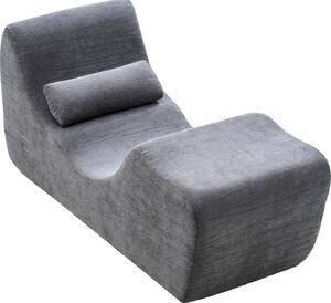 VEVOR chaise longue recliner pro jógu a masáe, moderní zakivené pnové křeslo, ergonomické lehátko pro protahovací relaxaní pohyb, v obývacím pokoji, lonici, balkonu