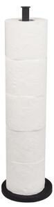 Erga příslušenství, držák WC papíru se zásobníkem na toaletní papír, černá matná, ERG-YKA-P.SP4-BLK