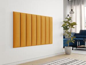 Čalouněný nástěnný panel 80x20 PAG - žlutý