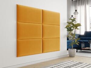 Čalouněný panel na zeď 84x42 PAG - žlutý