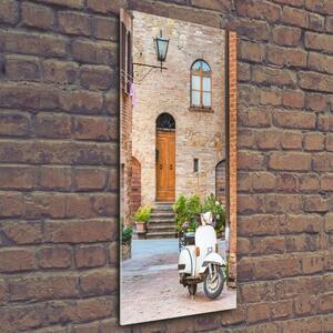 Vertikální Fotoobraz na skle Italské uličky osv-86317258