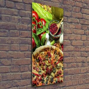 Vertikální Fotoobraz skleněný na stěnu do obýváku Pizza osv-86386150
