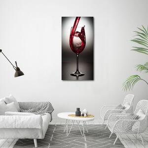 Vertikální Foto obraz na plátně Červené víno ocv-86527564