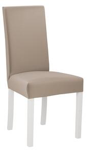 Jídelní čalouněná židle ENELI 2 - bílá / béžová