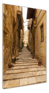 Vertikální Fotoobraz na skle Uličky na Maltě osv-86643862