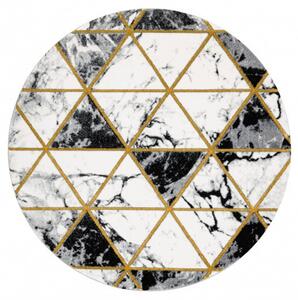 Hans Home | Kusový koberec Emerald 1020 black and gold kruh - 160x160 (průměr) kruh