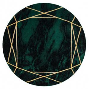 Hans Home | Kusový koberec Emerald 1022 green and gold kruh - 120x120 (průměr) kruh