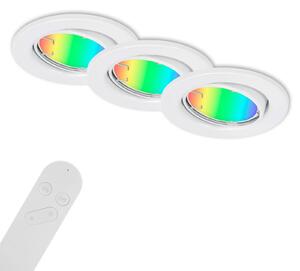 Vestavné světlo LED Fit Move S, CCT RGB 3, bílé