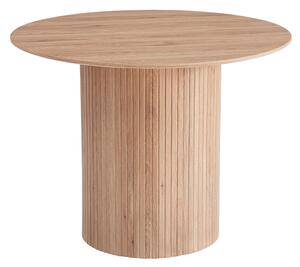 KONDELA Jídelní stůl, dub, průměr 100 cm, PAOLO