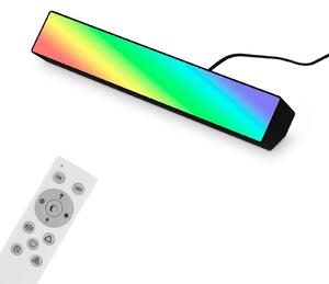 LED nástěnná stěrka Muro S, CCT, RGB, stmívatelná, černá