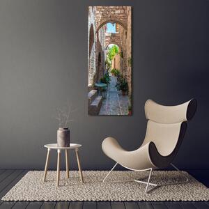 Vertikální Fotoobraz na skle Italské uličky osv-87545336