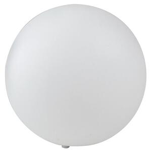 FAN I-GECO-SFERA-L30 Nabíjecí venkovní lampička Geco, dobíjecí, bílá, LED 4 W, 240 lm, RGBW, stmívatelná, IP65, vč. dálkového ovladače, 30 x 30 cm - FANEUROPE