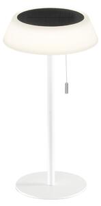 FAN LED-JIN-L-BCO Solární stolní lampa Jin (bílá), dobíjecí LED 1,2 W, stmívatelná 3000K, IP54, Ø 17 x 32 cm - FANEUROPE