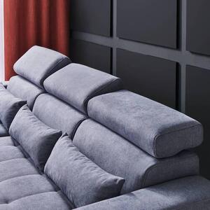 ROHOVÁ SEDAČKA, textil, modrá Carryhome - Sedací soupravy, Online Only