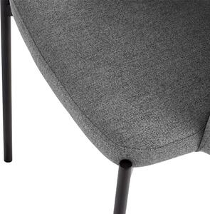 Set 2x čalouněná židle do jídelny SLIGO - šedý