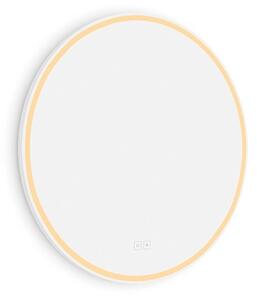 NIM ZPB 28000RVX-05 Bílé kulaté LED zrcadlo 60cm se dvěma dotykovými senzory - NIMCO